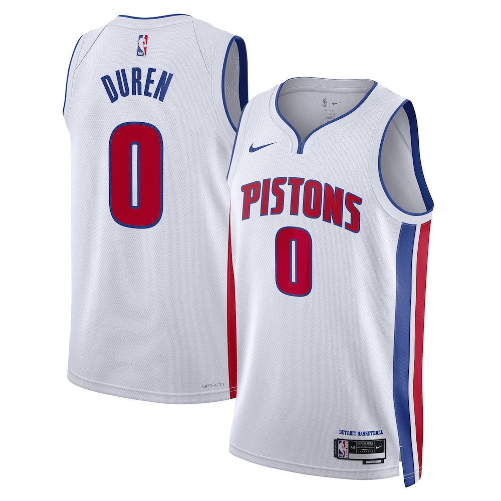 Detroit Pistons Association Edition Swingman Jersey White product image 1