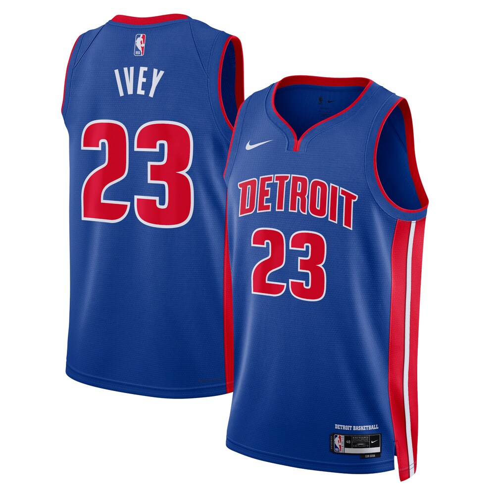 Detroit Pistons Icon Edition Swingman Jersey Blue Jaden product image 1