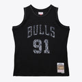 Chicago Bulls Leather Snakeskin Swingman Jersey Dennis product image 1
