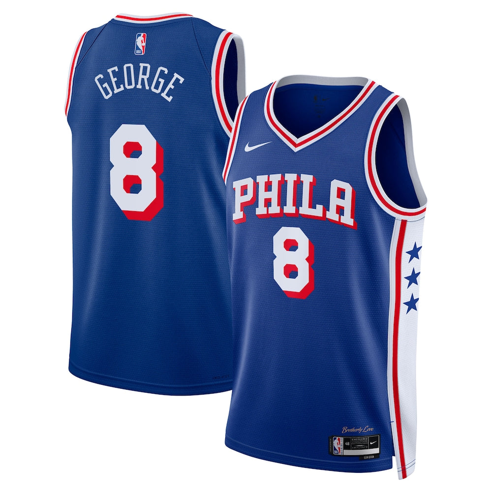 Philadelphia 76Ers Icon Edition Swingman Jersey Royal Paul product image 1