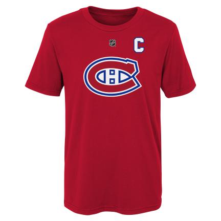 Nick Suzuki Montreal Canadiens NHL Outerstuff Kids Red T-Shirt product image 3, provided for visual reference and product