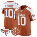Vince Young Texas Longhorns Jersey - Orange/White product image 1