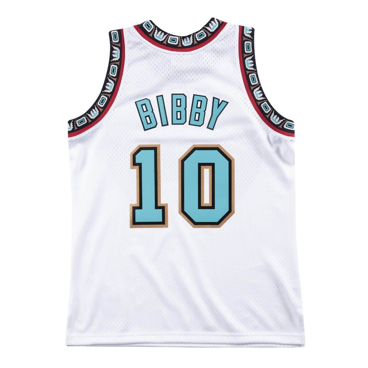 Mike Bibby Vancouver Grizzlies NBA Mitchell & Ness Men White 1998-99 Hardwood Classics Swingman Jersey product image 2,