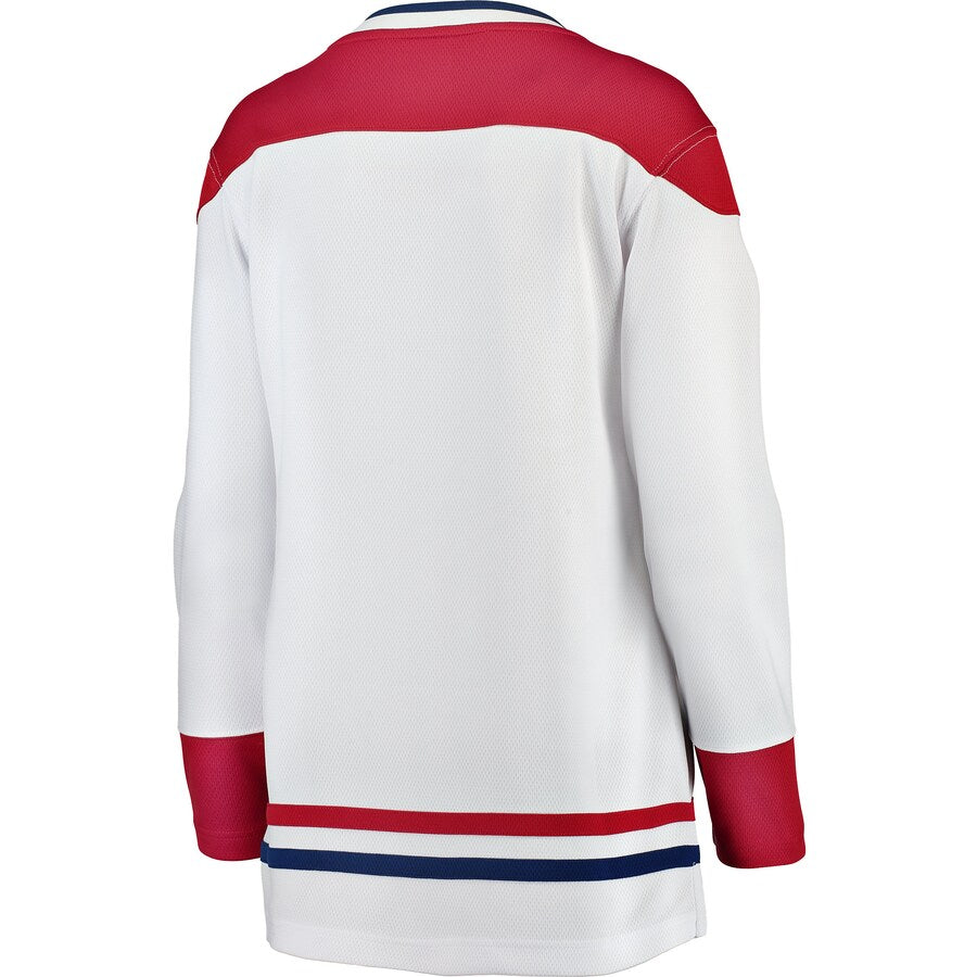 Montreal Canadiens NHL Fanatics Branded Women White Breakaway Jersey product image 2, provided for visual reference and