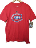 Montreal Canadiens NHL Reebok Youth Red Basic Logo T-Shirt product image 1, provided for visual reference and product detail
