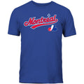 Montreal Expos MLB Bulletin Men Royal Blue City Pride T-Shirt product image 1, provided for visual reference and product