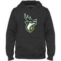 Edmonton Elks CFL Bulletin Men Charcoal Express Twill Logo Hoodie product image 1, provided for visual reference and product