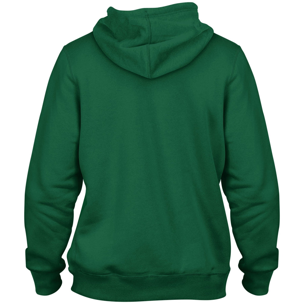 New Jersey Devils NHL Bulletin Men Green Express Twill Logo Hoodie product image 3, provided for visual reference and