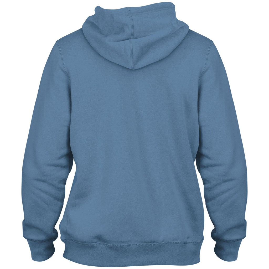 Quebec Nordiques NHL Bulletin Men Light Blue Express Twill Logo Hoodie product image 2, provided for visual reference and