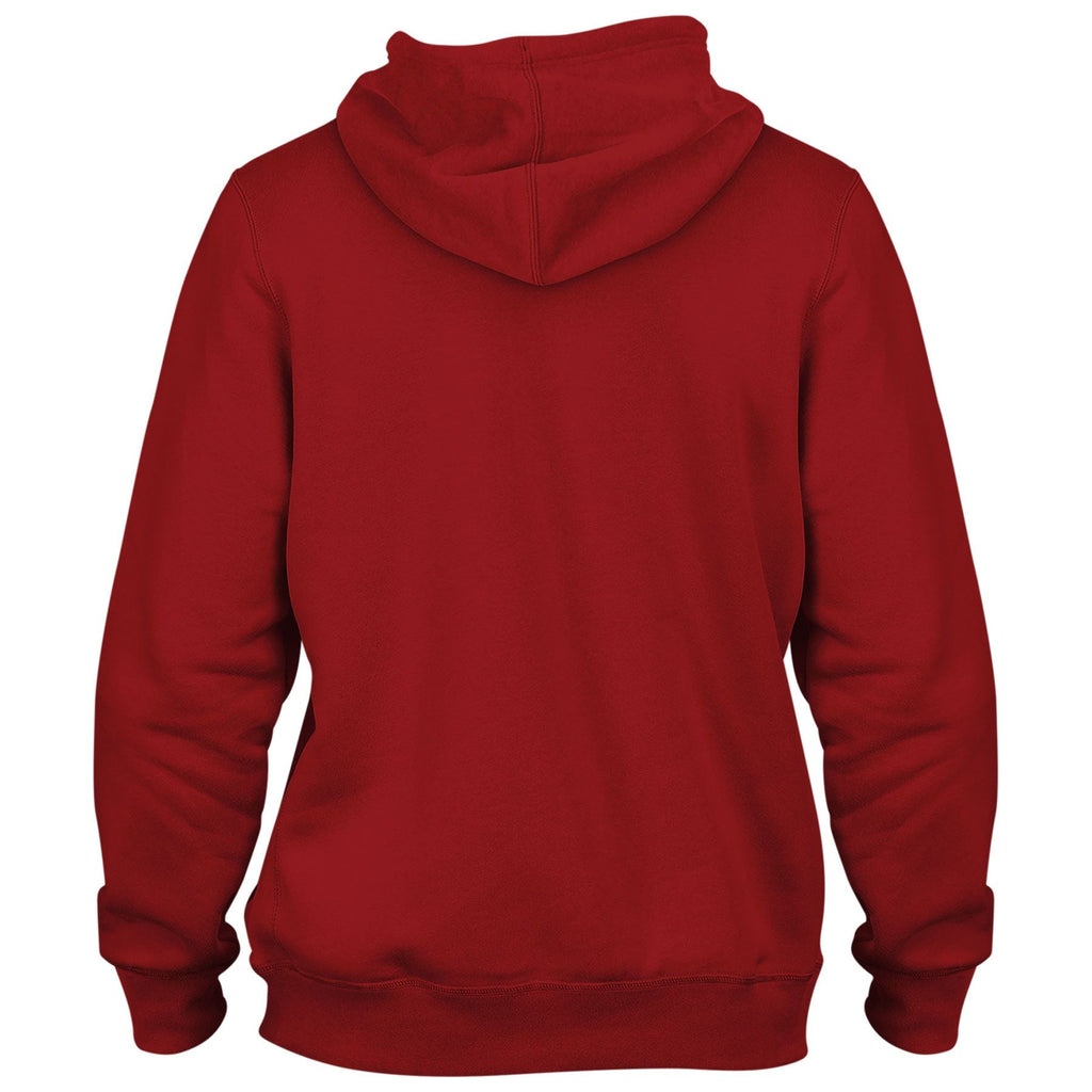 Chicago Bulls NBA Bulletin Men Red Express Twill Logo Hoodie product image 3, provided for visual reference and product