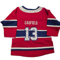 Cole Caufield Montreal Canadiens NHL Outerstuff Kids Red Premier Jersey product image 1, provided for visual reference and