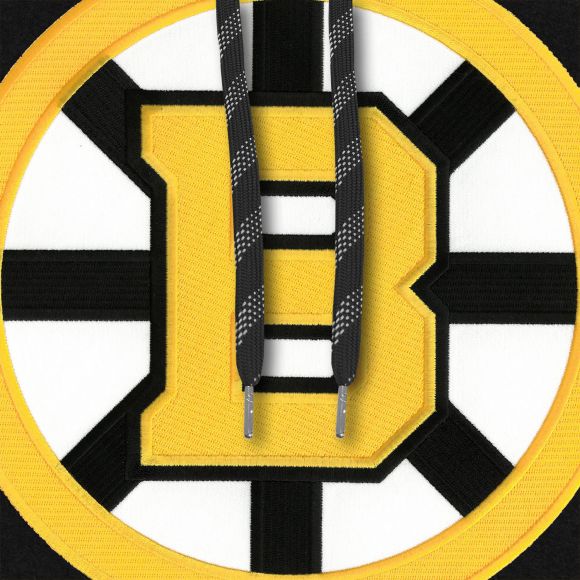 Boston Bruins NHL Bulletin Men Black Express Twill Logo Hoodie product image 2, provided for visual reference and product