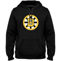 Boston Bruins NHL Bulletin Men Black Express Twill Logo Hoodie product image 1, provided for visual reference and product