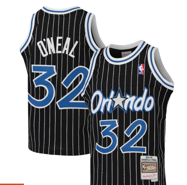 Orlando Magic Shaquille O'Neal Black 1994-95 Hardwood product image 1