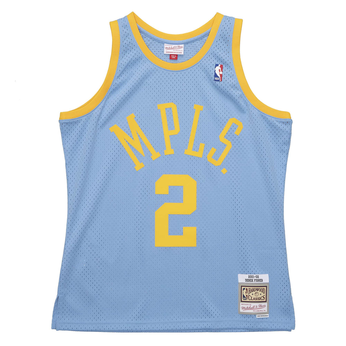 Los Angeles Lakers Derek Fisher Basketball Jersey product image 2