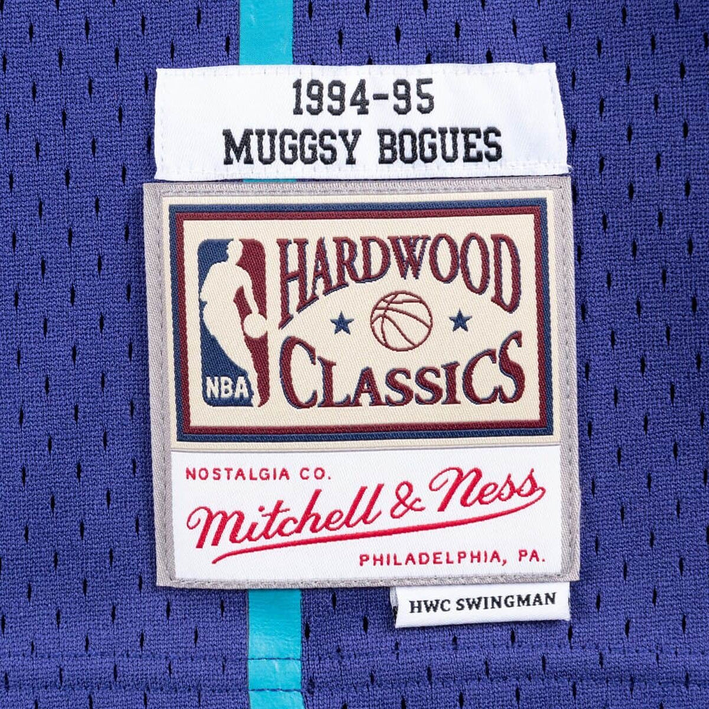 Men’s Muggsy Bogues Charlotte Hornets 1994-95 Purple product image 4