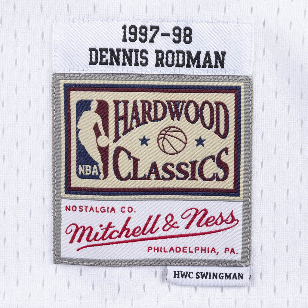 Men's Chicago Bulls Dennis Rodman Mitchell & Ness White product image 3