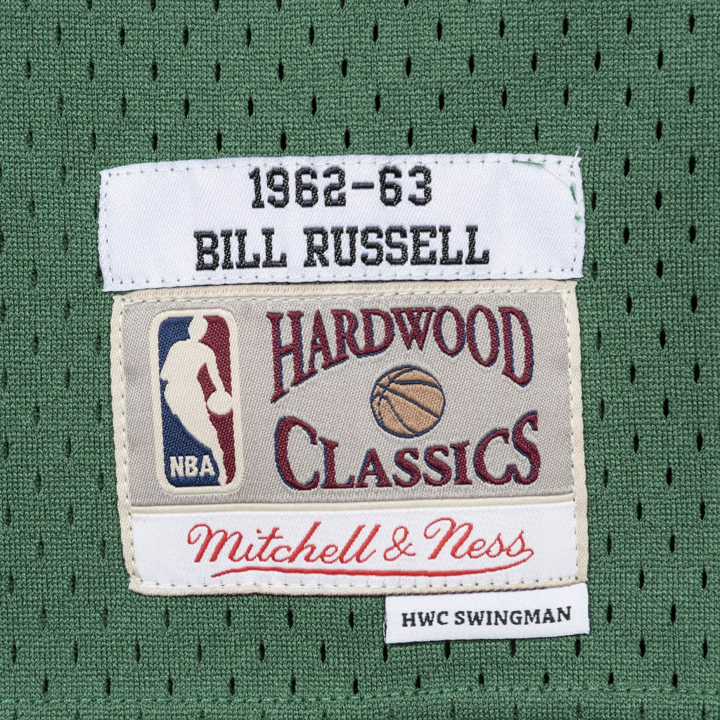 Boston Celtics Bill Russell Green 1962-63 Hardwood Classics product image 2