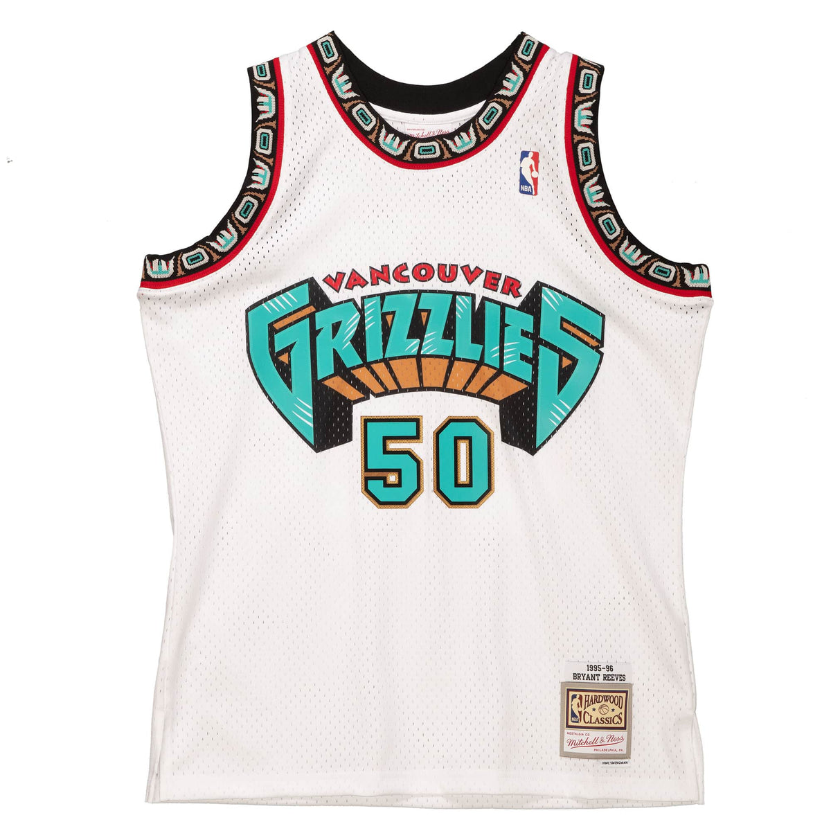 Vancouver Grizzlies Bryant Reeves White 1995-96 Hardwood product image 1