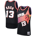Steve Nash Phoenix Suns NBA Mitchell & Ness Men Black 1996-97 Hardwood Classics Swingman Jersey product image 1, provided