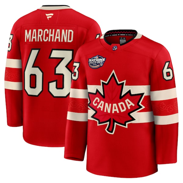 Brad Marchand Canada 2025 4 Nations Face-Off Premium Jersey product image 1