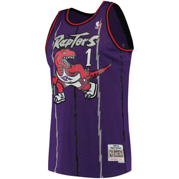 Men's Mitchell & Ness Tracy McGrady Toronto Raptors Purple product image 3