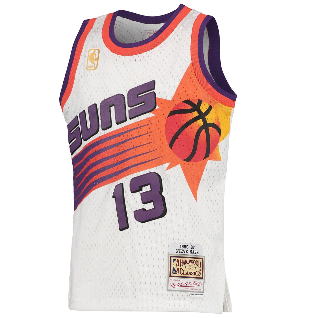 Phoenix Suns Steve Nash Mitchell & Ness White 1996-97 product image 2