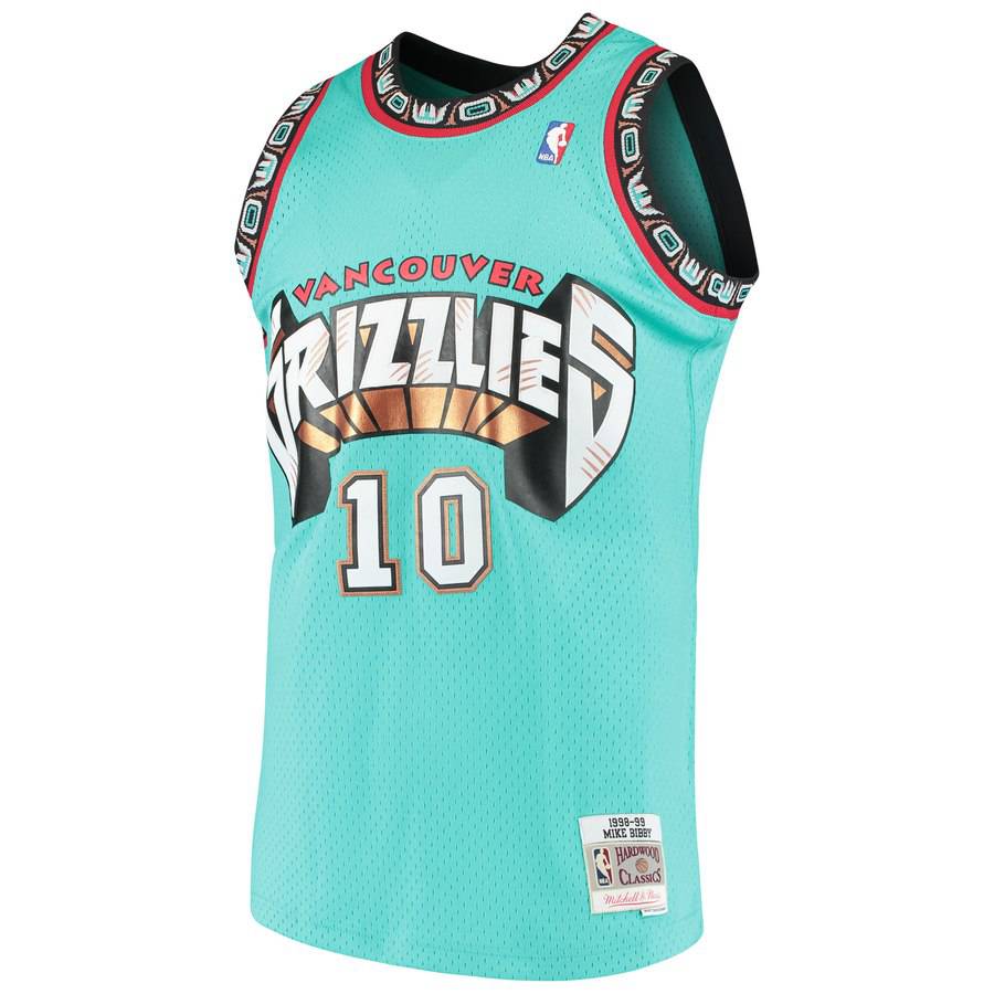 Men's Vancouver Grizzlies Mike Bibby Mitchell & Ness Teal product image 2