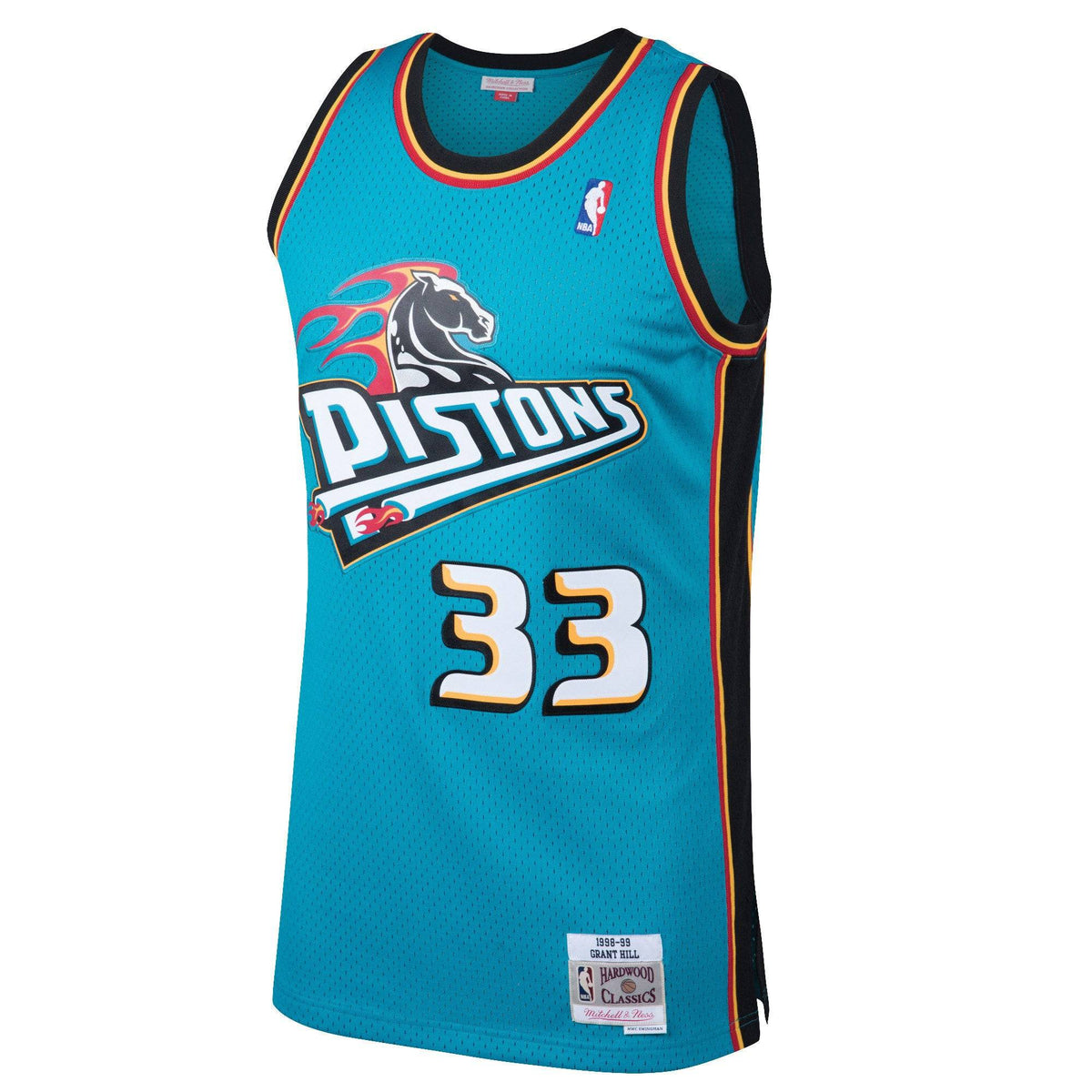 Men's Detroit Pistons Grant Hill Mitchell & Ness Teal product image 2