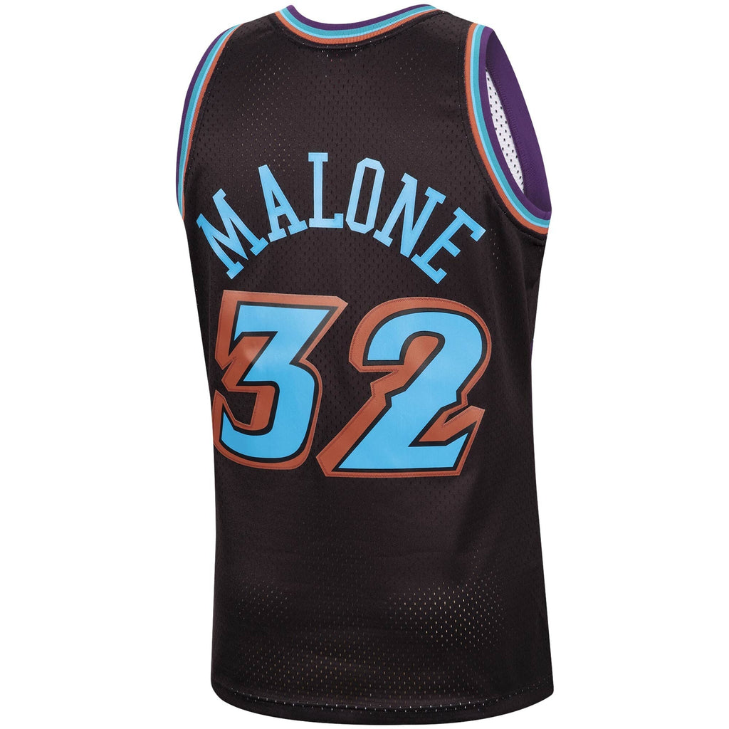 Men's Mitchell & Ness Karl Malone Black Utah Jazz 1996-97 product image 3