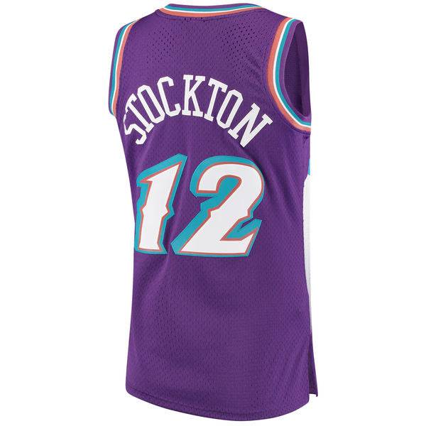 Men's Mitchell & Ness John Stockton Utah Jazz Purple product image 3