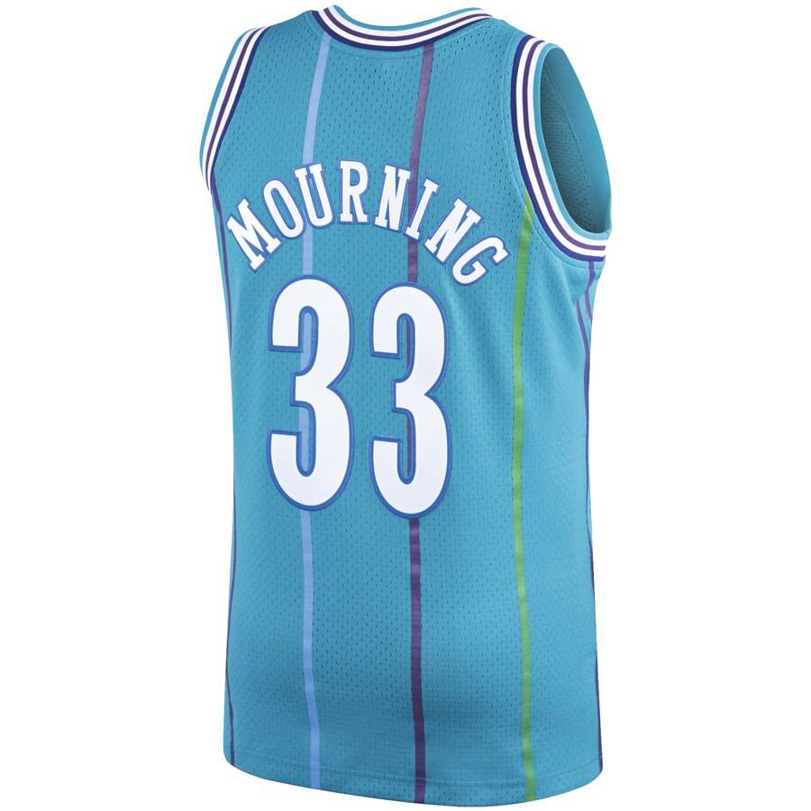 Men’s Alonzo Mourning Charlotte Hornets 1992-93 Swingman product image 3
