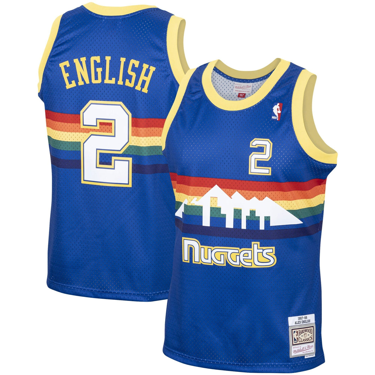 Men's Mitchell & Ness Alex English Royal Denver Nuggets product image 1
