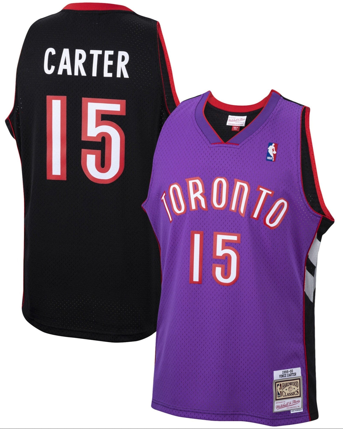 Men's Toronto Raptors Vince Carter Mitchell & Ness Purple product image 1