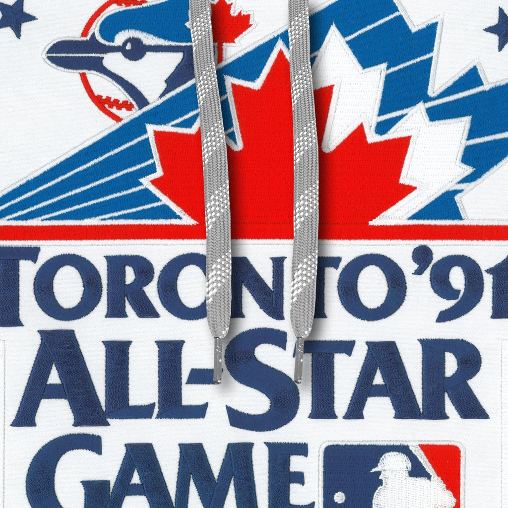 Toronto Blue Jays MLB Bulletin Men Athletic Grey 1991 All Star Game Express Twill Logo Hoodie product image 3, provided for