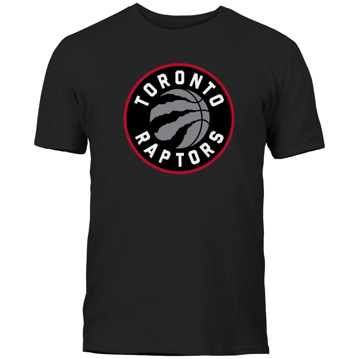 Toronto Raptors NBA Bulletin Men Black Basic Logo T-Shirt product image 2, provided for visual reference and product detail
