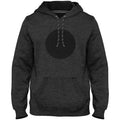 Toronto Raptors NBA Bulletin Men Charcoal Express Twill Black Tonal Logo Hoodie product image 1, provided for visual