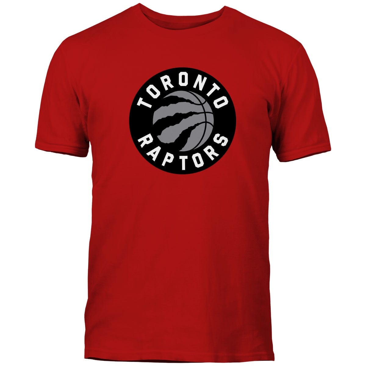 Toronto Raptors NBA Bulletin Men Red Basic Logo T-Shirt product image 1, provided for visual reference and product detail