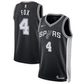 De'Aaron Fox San Antonio Spurs Unisex Player Jersey - Icon product image 1