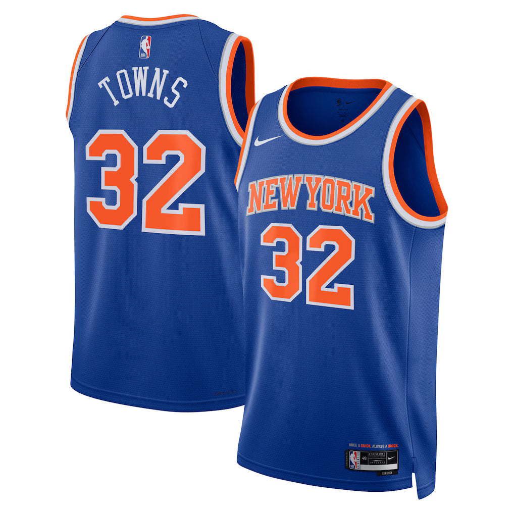 Karl-Anthony Towns New York Knicks Unisex Jersey - Blue product image 1