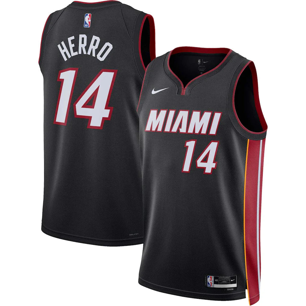 Tyler Herro Miami Heat Unisex Jersey - Icon Edition - Black product image 1