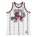 Vince Carter Toronto Raptors NBA Mitchell & Ness Men White 1998-99 Hardwood Classics Swingman Jersey product image 1,