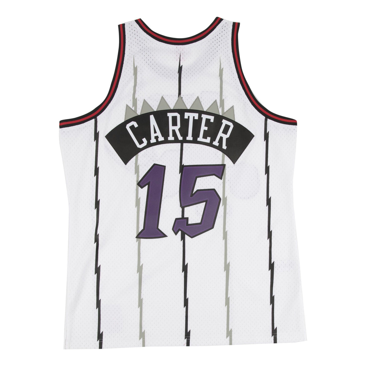 Vince Carter Toronto Raptors NBA Mitchell & Ness Men White 1998-99 Hardwood Classics Swingman Jersey product image 2,