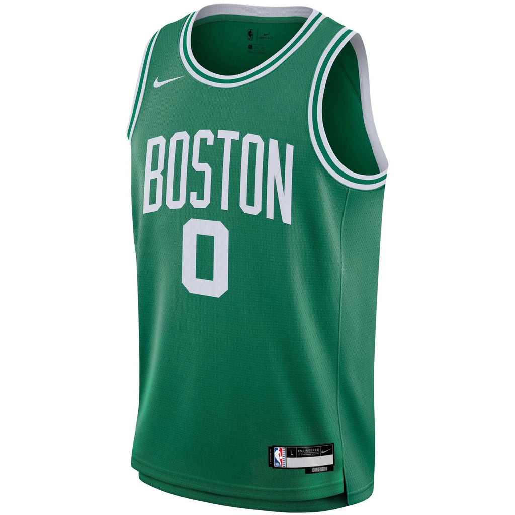 Boston Celtics Jayson Tatum Green Nike Swingman Icon Jersey product image 2