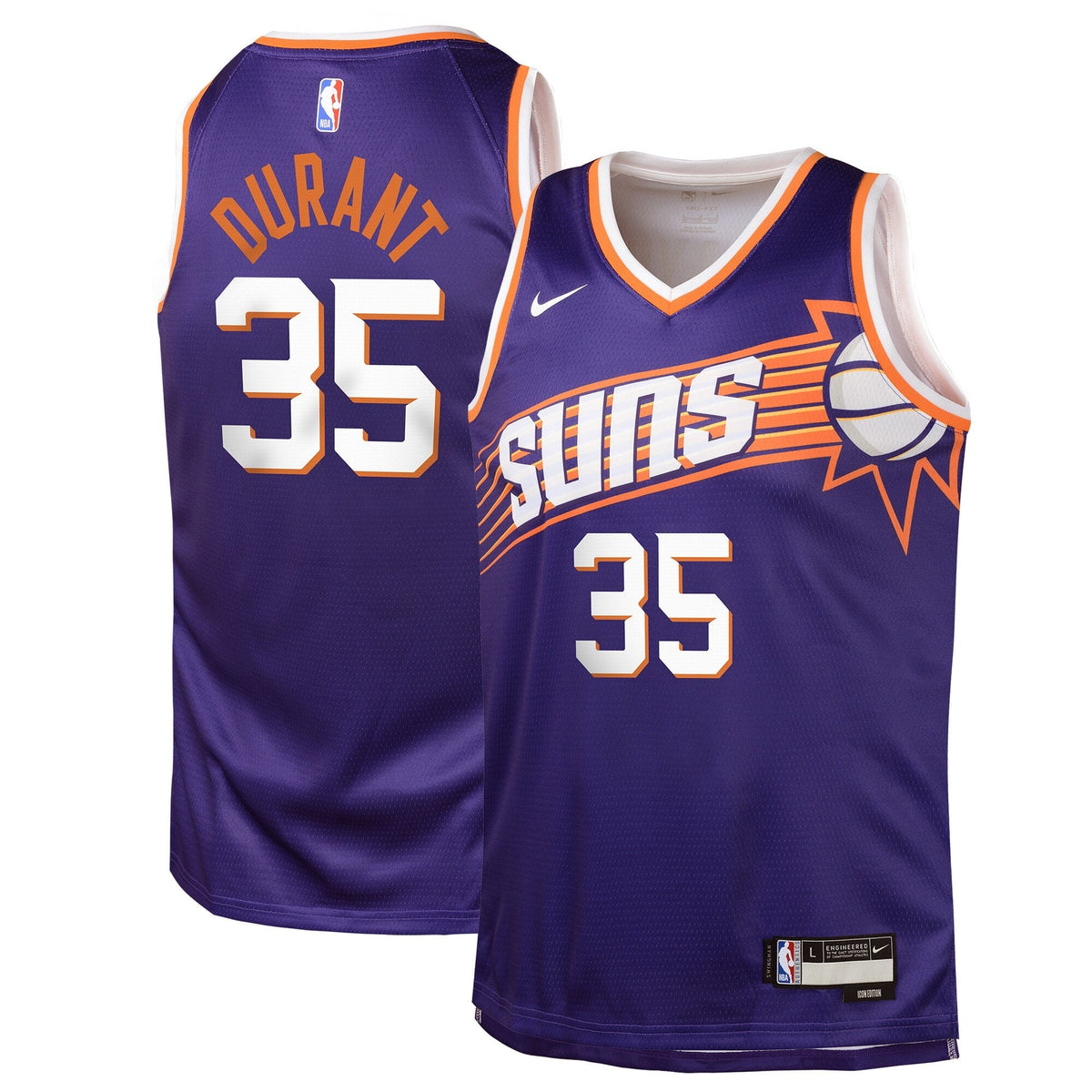 Kevin Durant Phoenix Suns Nike Purple Icon Edition Swingman product image 1